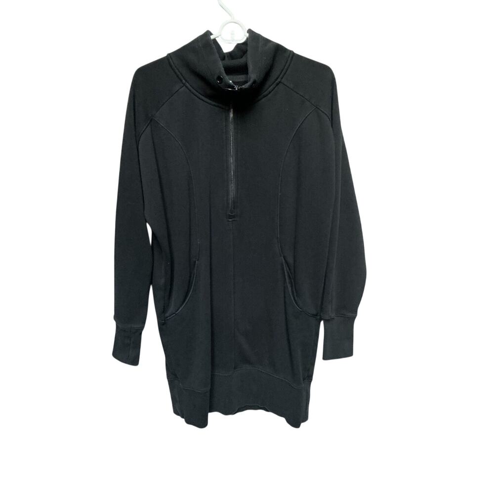 Athleta Small Black Half Zip Pullover Top